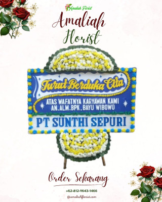 Papan Bunga Duka di Ragunan
