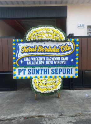 Papan Bunga Duka di Ragunan